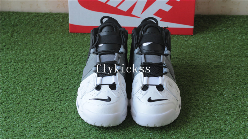 Nike Air More Uptempo Tri Color Black Grey White